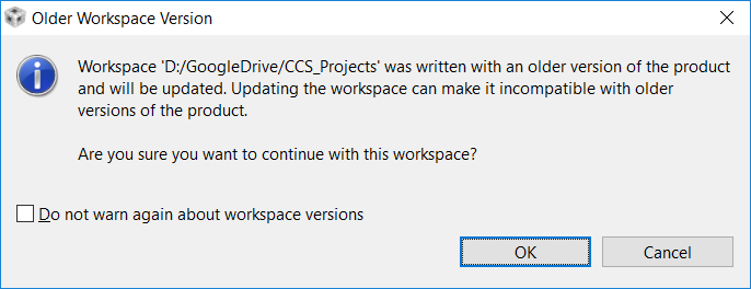 CCS Add-on Dialog Box