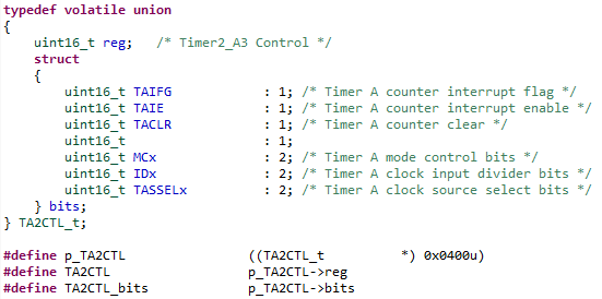 TA2CTL_t Structure Image